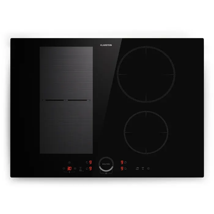 Klarstein Delicatessa 70 Hybrid Plaque de cuisson encastrée à induction 4 zones 7000 W vitrocéramique