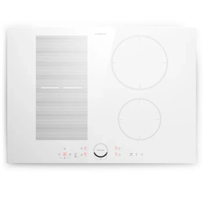 Klarstein Delicatessa 70 Plaque de cuisson hybride encastrée à induction 4 zones 7000 W vitrocéramique