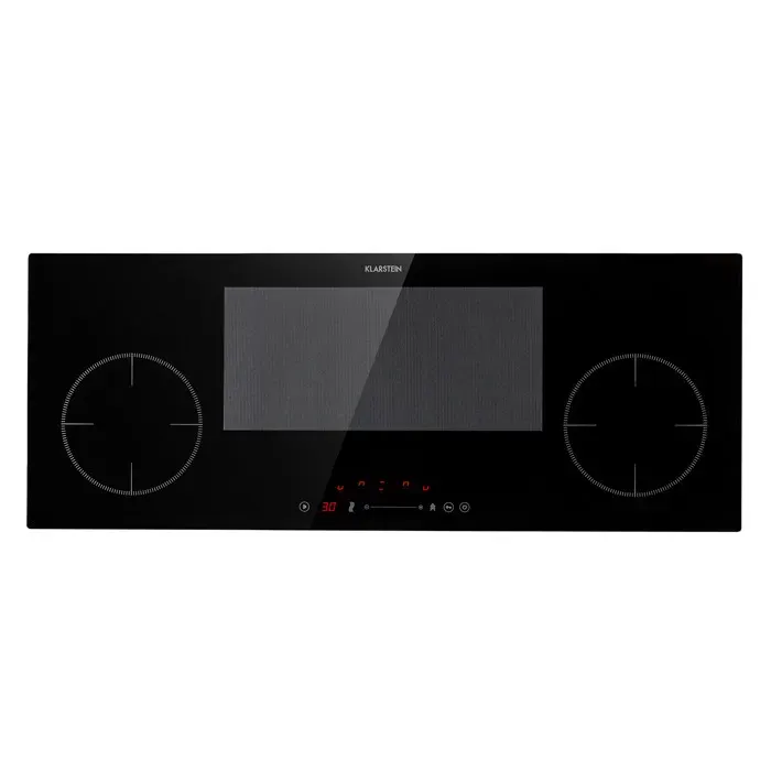 Klarstein Delicatessa 90 Slim table de cuisson à induction encastrée 4 zones 7000W indépendante