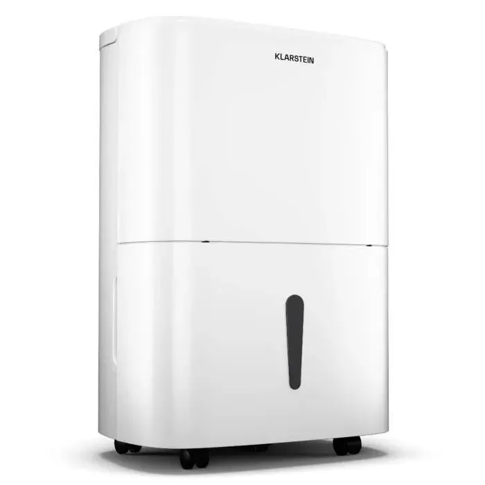 Klarstein DryFy 20 L Déshumidificateur Smart 20 L-jour 22 m² 230 m³-h Minuterie Réservoir deau mobile