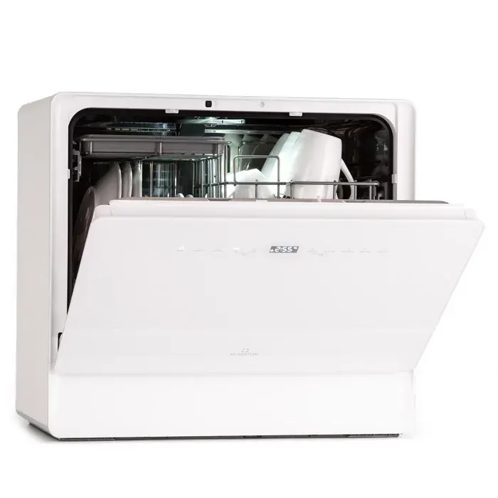 Klarstein Emerald 55cm 7 Programmes Mini Lave-vaisselle Blanc