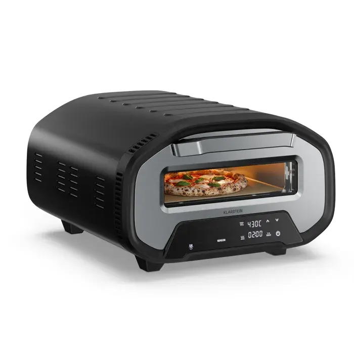 Klarstein Four à pizza électrique PizzaForno de 1700 W 7 programmes + fonction mémoire écran digital