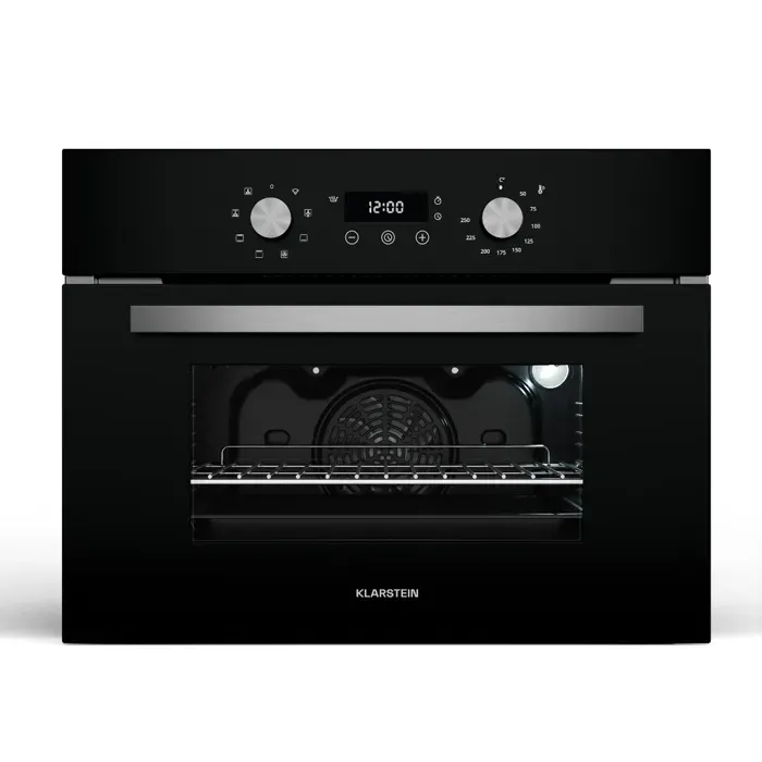 Klarstein Four encastrable SpaceSmart Compact 45 cm 41 litres 8 fonctions