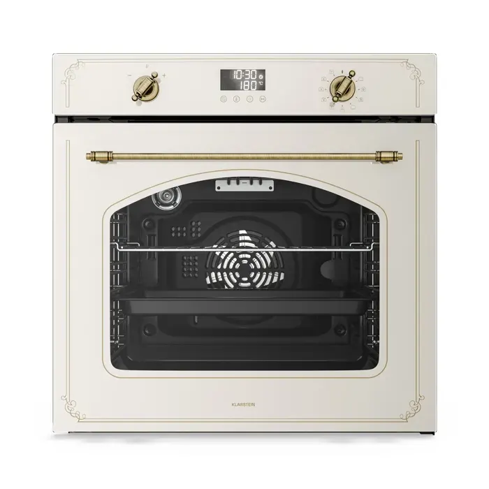 Klarstein Four pyrolyse Victoria Cuisinière électrique avec fonction pyrolyse 3150 W 76 l 60 cm