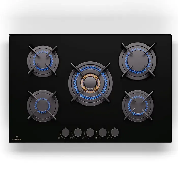 Klarstein Goldflame 5 plaque de cuisson gaz 5 feux autonome