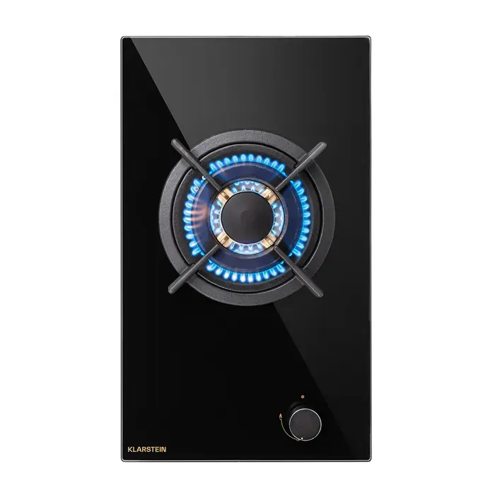 Klarstein Goldflame plaque de cuisson gaz 1 brûleur wok vitrocéramique