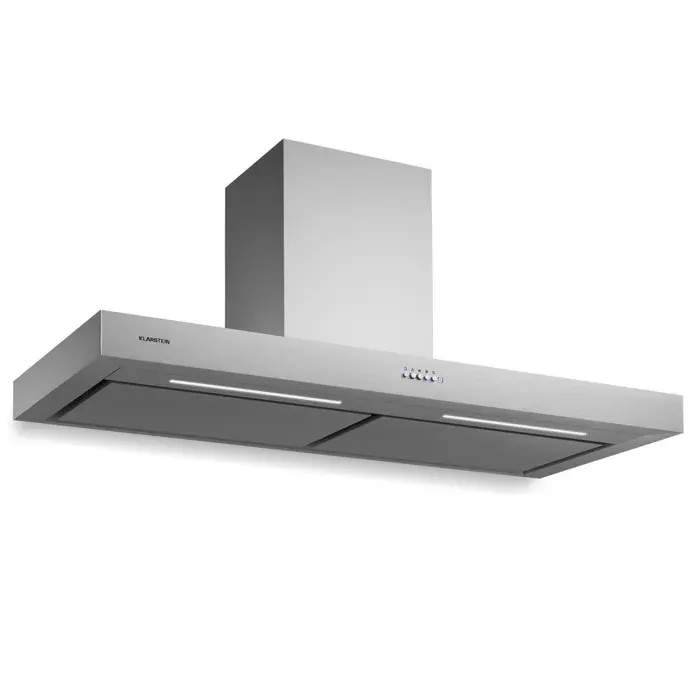 Klarstein Hotte aspirante Limelight Hotte murale 120 cm 546 m³/h tactile