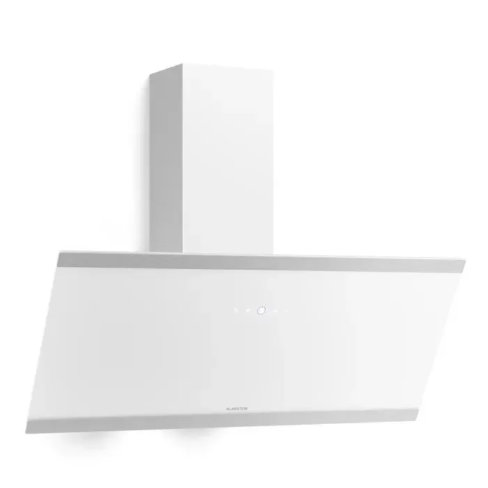 Klarstein Hotte sans cheminée Flashline Mode extraction et recyclage Design moderne 578 m³/h 90 cm