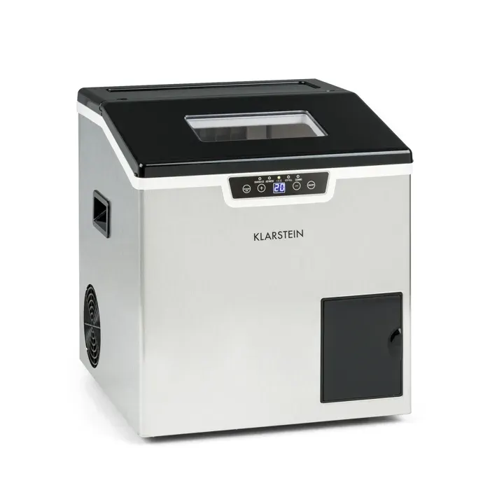 Klarstein Icefestival Cube machine à glaçons 195 W 19 L 20 kg/24 h