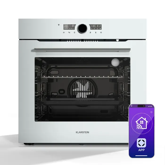 Klarstein Illuminosa Four intelligent Commande par application Efficacité énergétique A Capacité 73 L 11 Fonctions