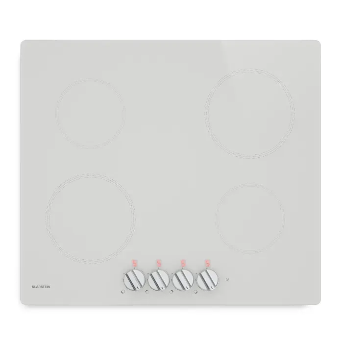 Klarstein Kochheld plaque à induction Élégante et puissante 4 zones de cuisson 7000 W 60 cm