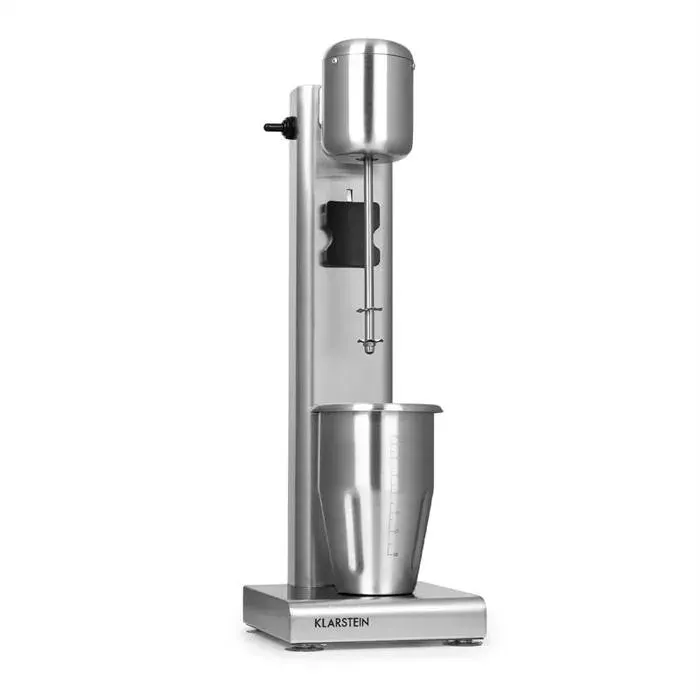 Klarstein Kraftpaket Pro mixeur à milkshake et à shake protéiné 80W inox argenté