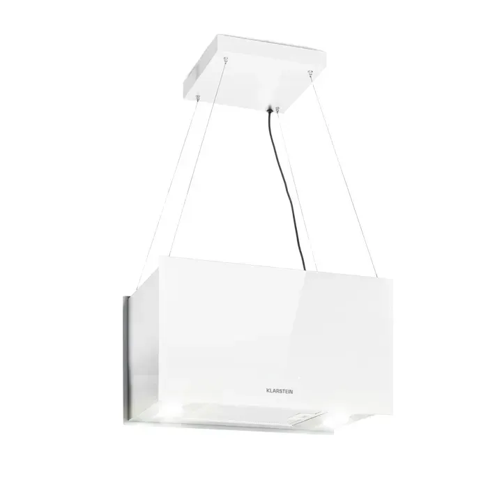 Klarstein Kronleuchter L Hotte îlot aspirante 60cm 577 m³/h LED classe A - blanc