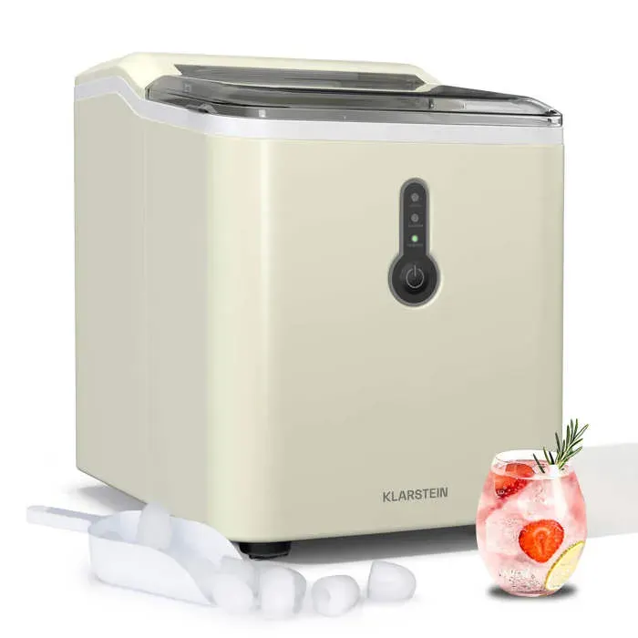 Klarstein Machine à glaçons ChillOut 12 kg /jour 9 glaçons en 8 minutes 120 watts Réservoir deau