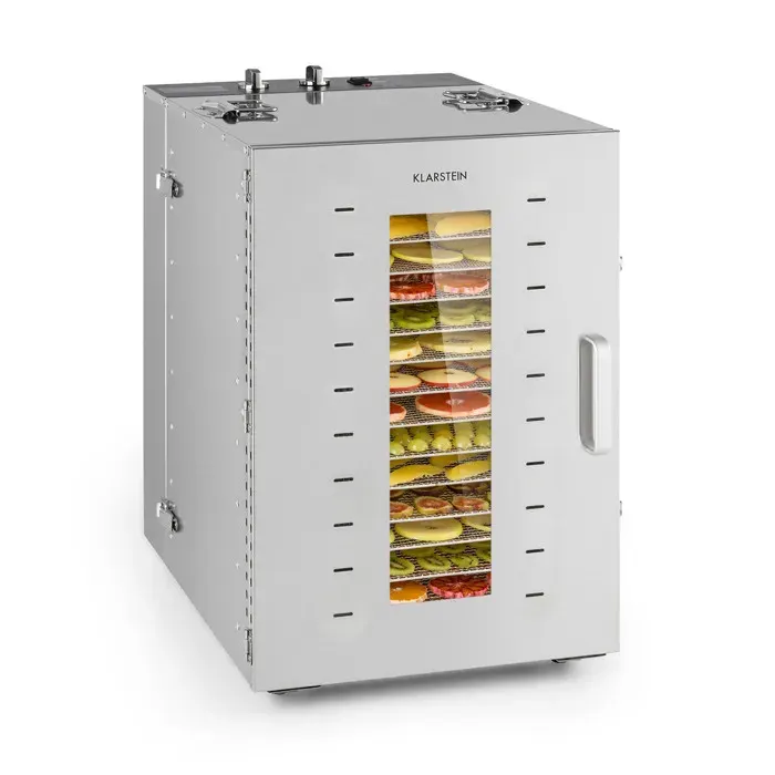 Klarstein Master Jerky 16 déshydrateur 1500W 40-90 °C minuterie 15h acier inoxydable