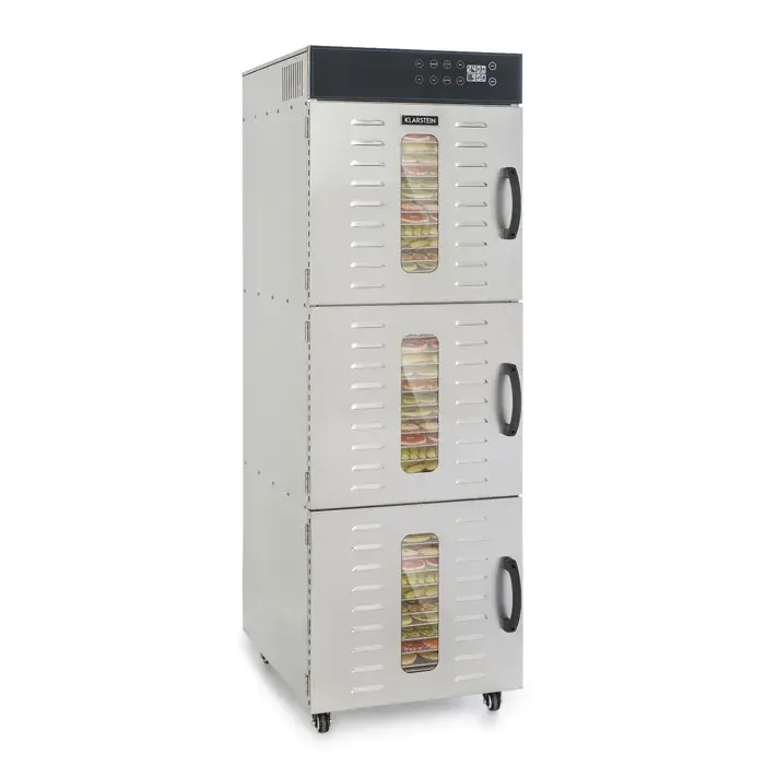 Klarstein Master Jerky 550 Déshydrateur alimentaire 2400 W 30-90 °C inox argent
