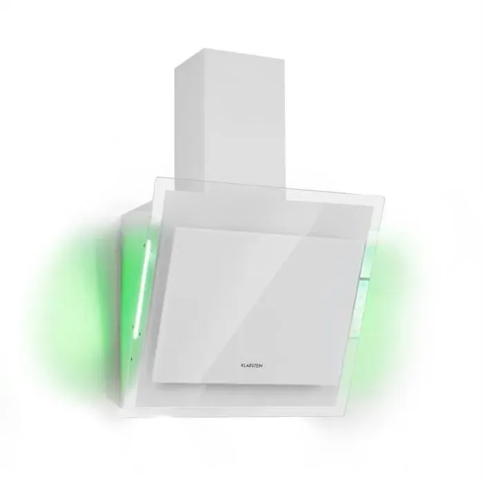 Klarstein Mirage Hotte murale aspirante 60cm 671 m³/h classe A++ - blanc