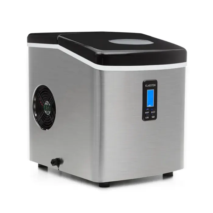 Klarstein Mr. Black-Frost Machine à glacons 150W acier 15kg