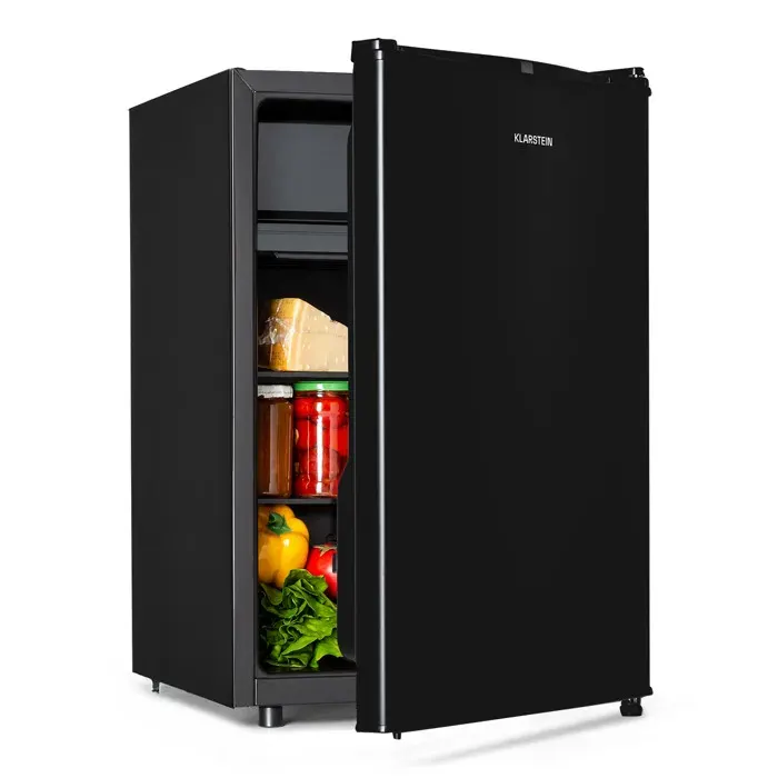 Klarstein Obsidian Réfrigérateur 72 litres congélateur noir