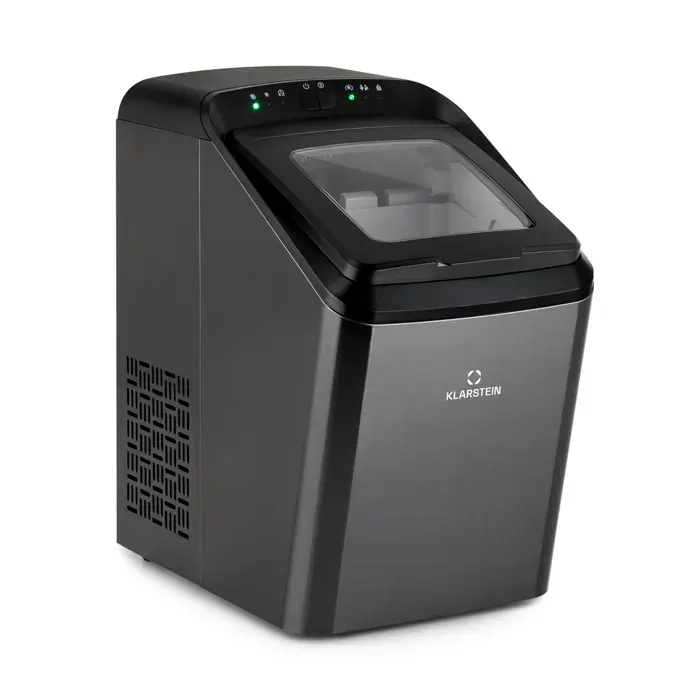Klarstein Partytime machine à glaçons glace claire 15kg/24h inox