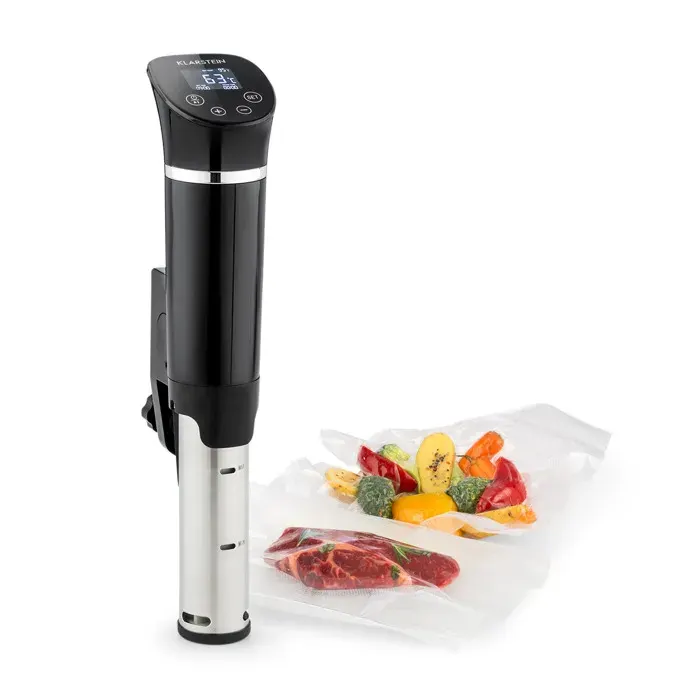Klarstein Quickstick Flex 1300W 3D Circulation 0-95 °C IPX7 Timer noir
