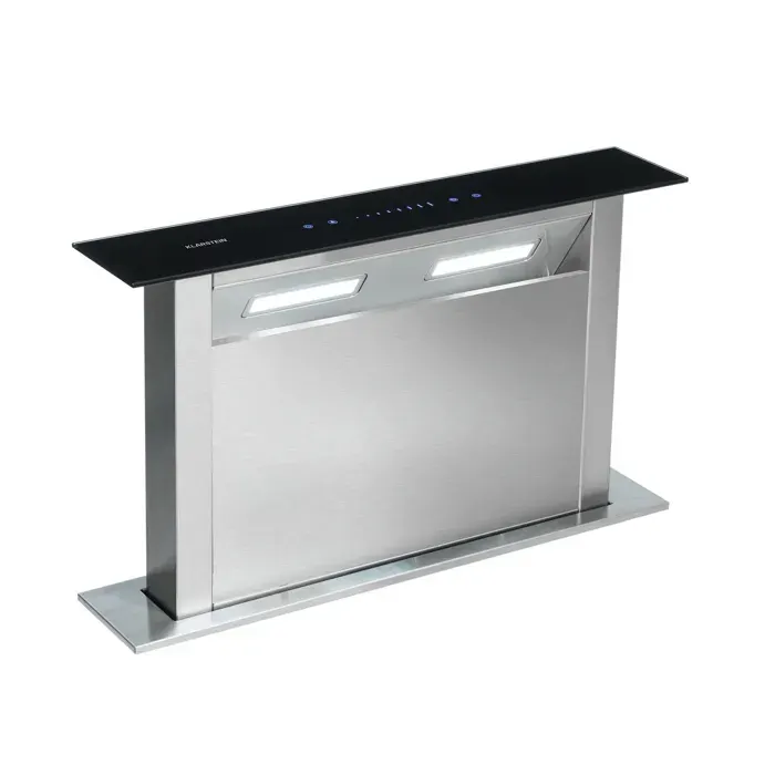 Klarstein Royal Flush Hotte aspiranteà courant descendant 485 m³/h60 cm