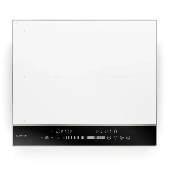 Klarstein Table de cuisson à induction DualTone Flex Zones flexibles Affichage LED Contrôle du curseur 7200 W