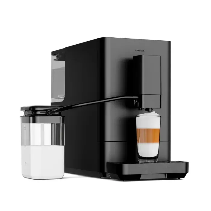 Klarstein Velaire machine à café automatique avec réservoir à lait Puissante 1350 W 20 bar