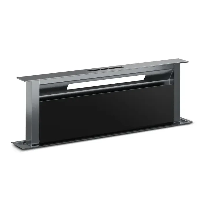 Klarstein Verosteel hotte encastrée minimaliste puissante 90 cm classe énergétique A++ 907 m³/h
