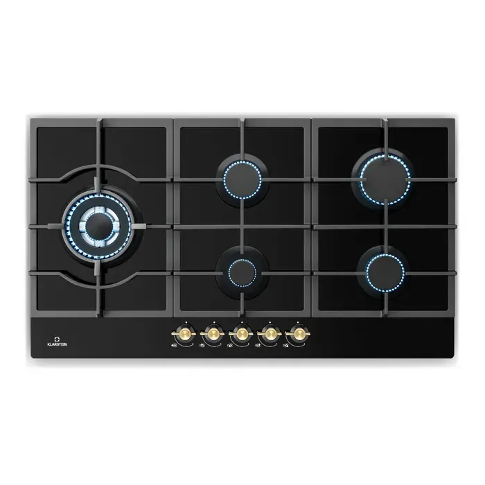 Klarstein Victoria 5 Chef Edition Table de cuisson gaz 5 zones avec 5 feux