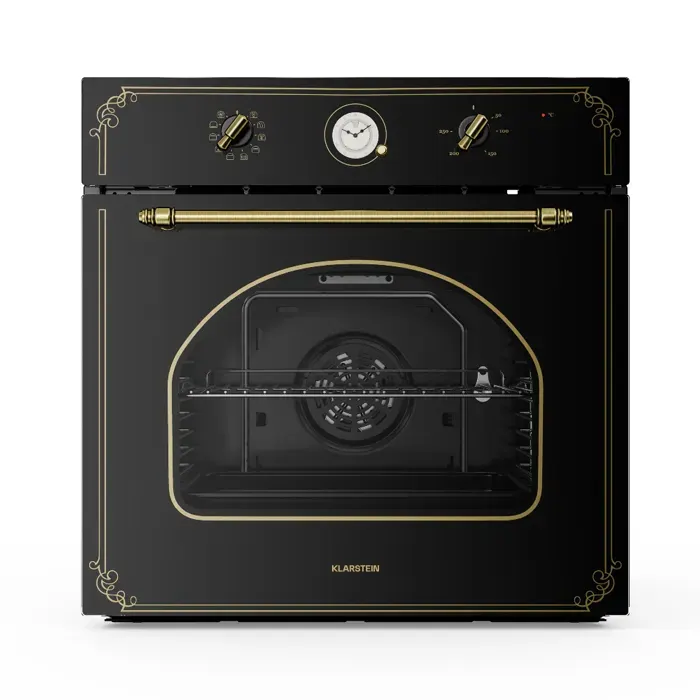 Klarstein Victoria Four encastrable 70L 50-250°C - Classe A+ - Look rétro noir