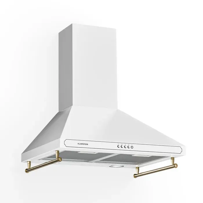 Klarstein Victoria hotte aspirante 60cm design rétro 630m³/h 2 lampes LED
