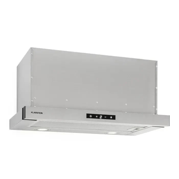 Klarstein Vinea Hotte murale escamotable plate 60cm 560m³/h classe A - argent