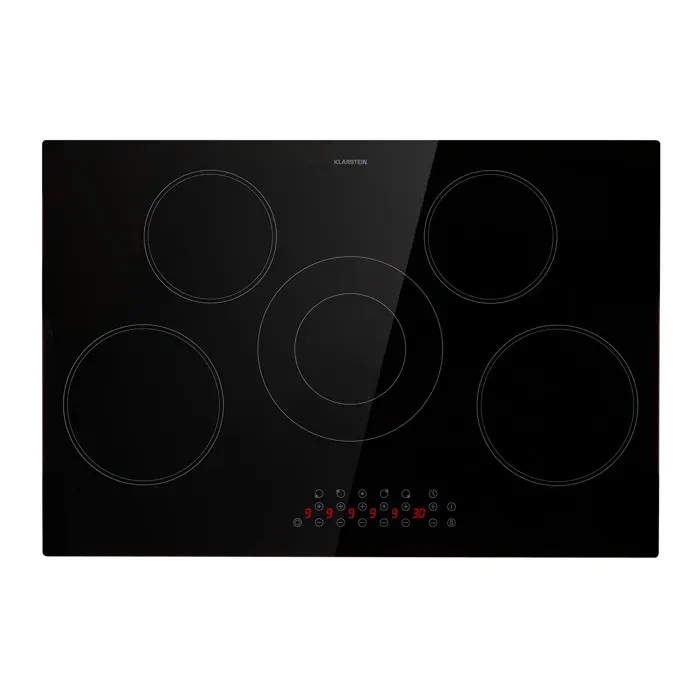 Klarstein Virtuosa 5 table de cuisson encastrable 5 zones 8200 W vitrocéramique