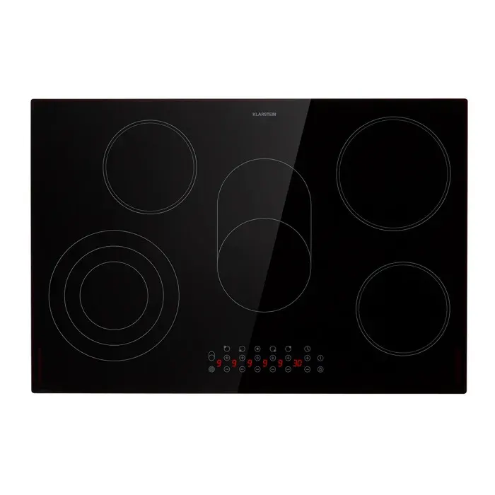 Klarstein Virtuosa Roast table de cuisson encastrable 5 zones 8500 W vitrocéramique