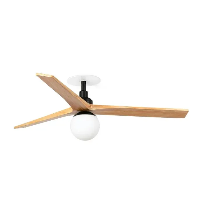 KLIM RECESSED M Ventilateur blanc/pine E27 34283R1B