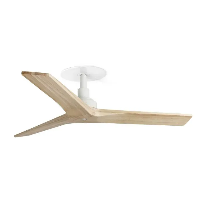 KLIM RECESSED S Ventilateur blanc/chêne 34281R