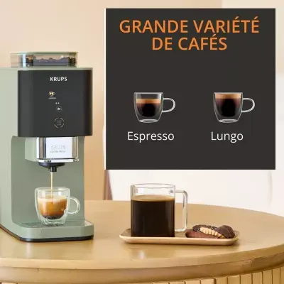Krups - Expresso Broyeur Coffee Crush, Machine À Café À Grains, Ultra Compacte Sa401le0 — vue 10