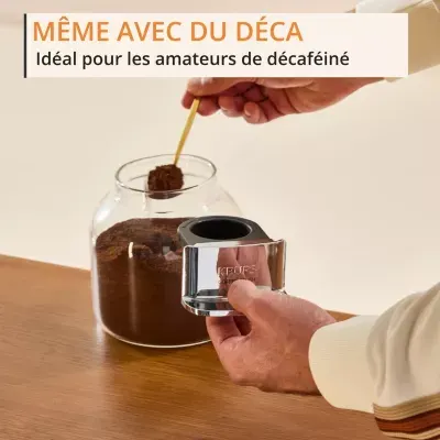 Krups - Expresso Broyeur Coffee Crush, Machine À Café À Grains, Ultra Compacte Sa401le0 — vue 8