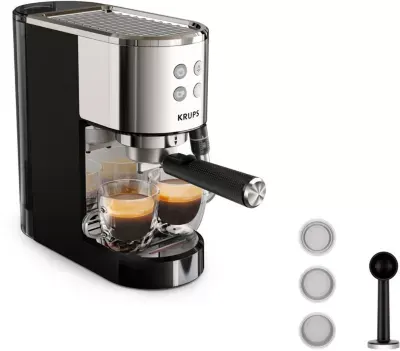 Krups - Machine À Expresso Xp444c10 Pompe Virtuoso +