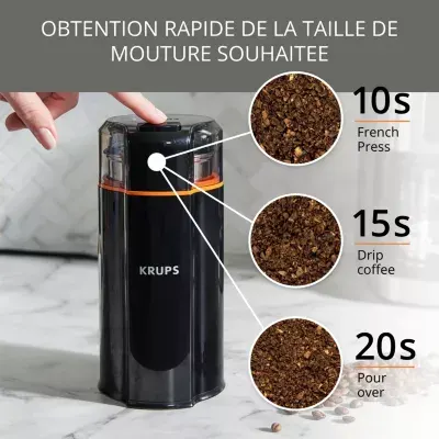 Krups - Moulin À Café Gx332810 Silent Vortex Grinder — vue 5