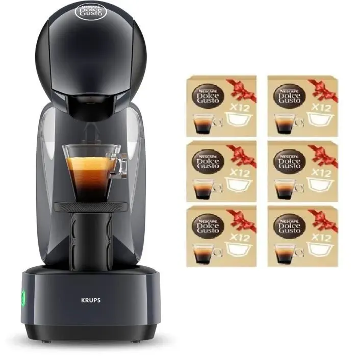 KRUPS Nescafé Dolce Gusto Infinissima + 6 boites de café bio Offre antigaspillage YY5056FD