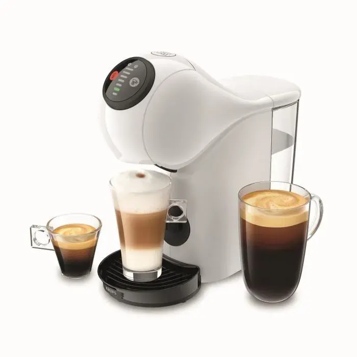 KRUPS NESCAFE DOLCE GUSTO Machine à café capsules Compact 15 bars Expresso Cappuccino Café lungo Arrêt auto GENIO S YY4446FD