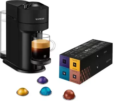 Krups - Nespresso Vertuo Next Nespresso Noir Mat Et 52 Cap
