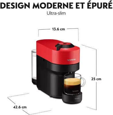 Krups - Nespresso Vertuo Pop Rouge Yy4888fd — vue 5