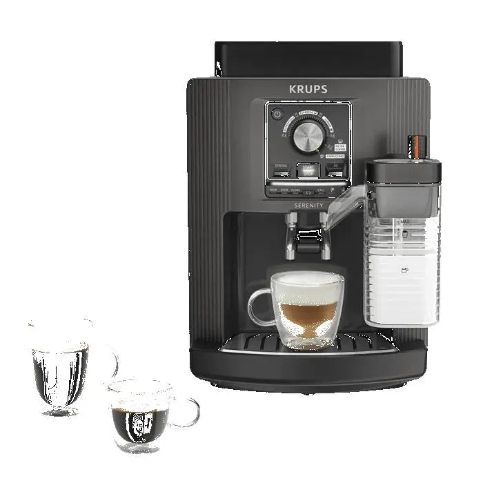 Krups Serenity Lait Machine espresso entièrement automatique 5 boissons EA402HE0