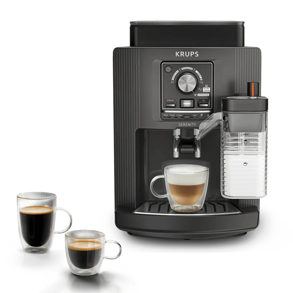 Krups Serenity Lait Machine espresso entièrement automatique 5 boissons EA402HE0 — vue 2