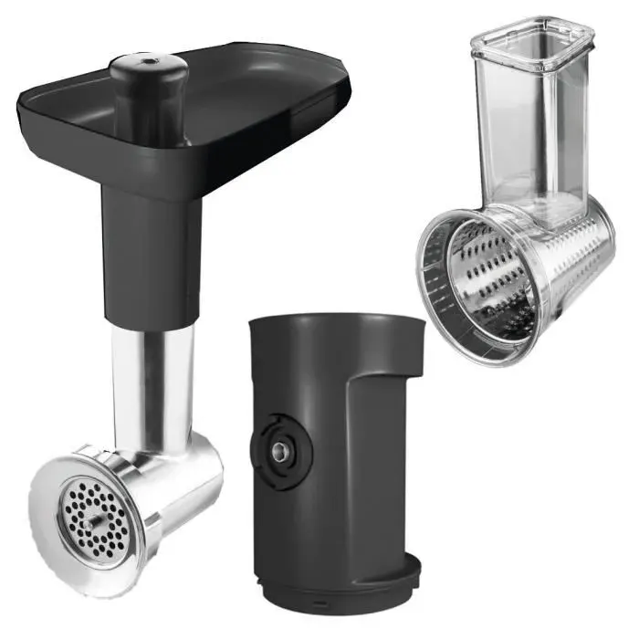 Krups XF640410 Perfect Box Tête Hachoir/2 Grilles/Râpeur Eminceur/4 Cônes