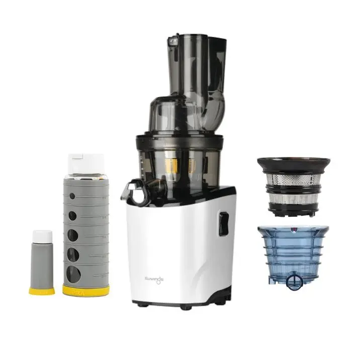 Kuvings - Extracteur de jus REVO830 + kit sorbet & smoothie + gourde de conservation de jus sous vide - Blanc