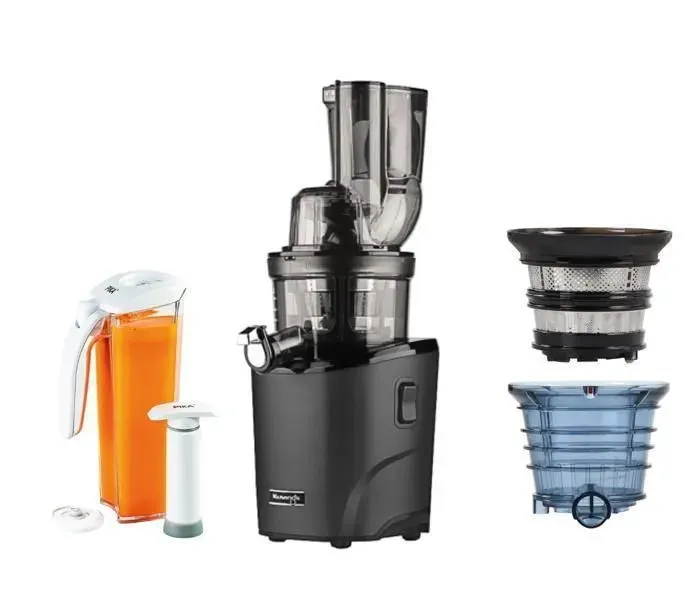 Kuvings - Extracteur de jus REVO830S + kit sorbet & smoothie + kit de conservation de jus sous vide - Noir